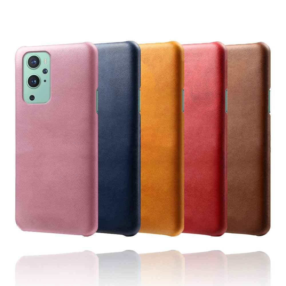 PU-läderbelagt PC-mobilskal för OnePlus 9 (EU/US-version) Skyddande skal