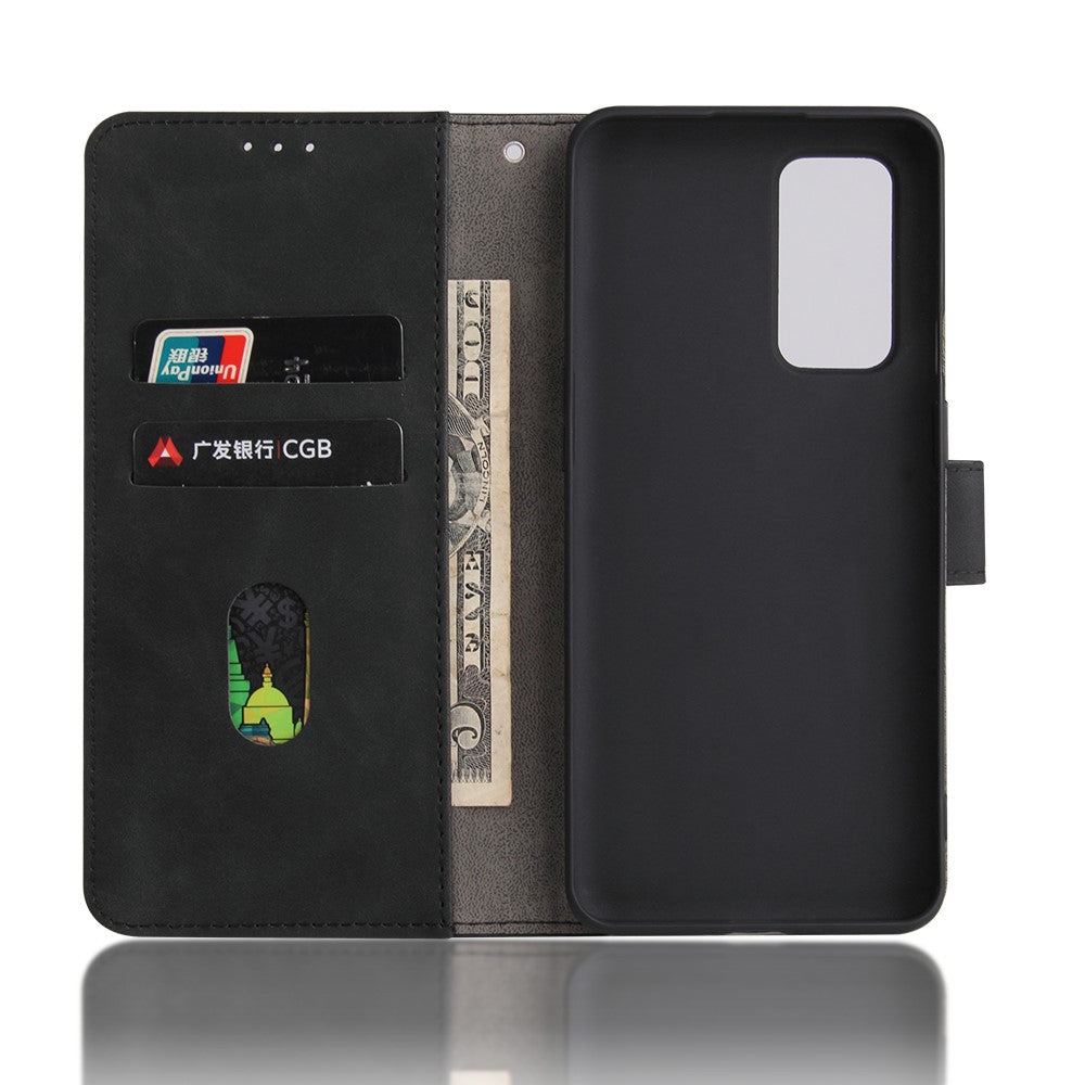 Skin-touch Plånboksfodral i läder med flipfunktion för mobil och skyddsfodral till OnePlus 9 Pro