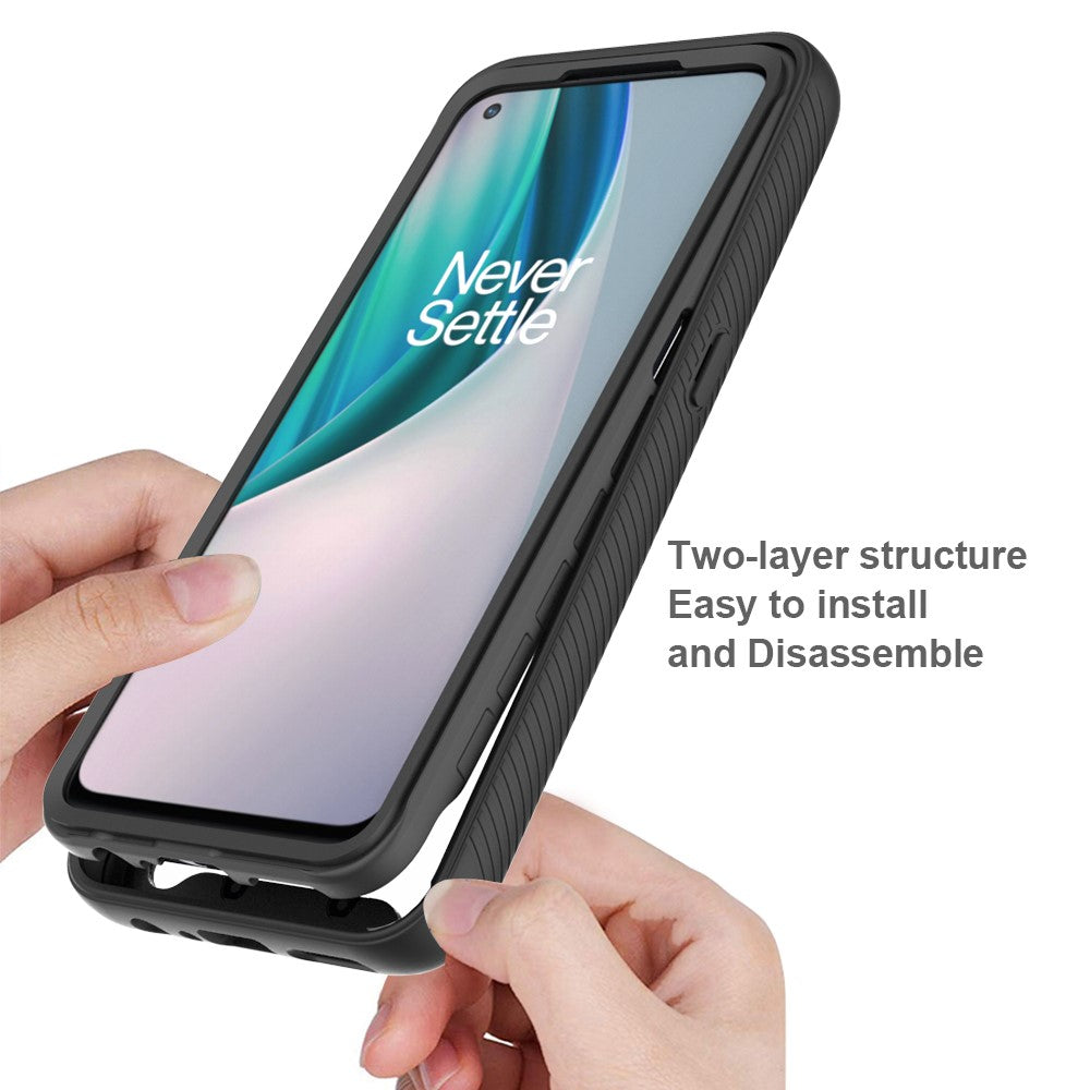 TPU + PC Hybridskal Heltäckande Skydd för OnePlus Nord N10 5G