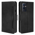 OnePlus 9 Pro Fullt Skyddande Läderplånboksfodral med Flera Kortfack