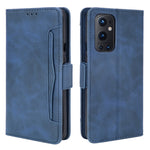 OnePlus 9 Pro Fullt Skyddande Läderplånboksfodral med Flera Kortfack