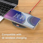 Mjukt TPU-skal med hög upplösning, anti-fingeravtryck, för OnePlus 9 Pro