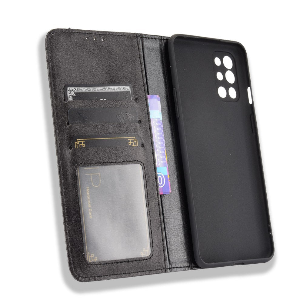 Magnetiskt plånboksfodral i vintagestil för OnePlus 9R