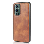 DG.MING Avtagbart 2-i-1-plånboksfodral för OnePlus 9 Pro, invändigt TPU-flipfodral i delat läder med stativ och skyddsfodral