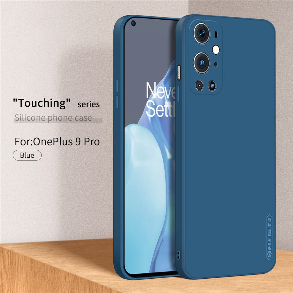 PINWUYO Beskyttende Silikone Bagcover til OnePlus 9 Pro