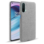 Cloth Coated Hard Plastic Phone Case Cover for OnePlus Nord CE 5G