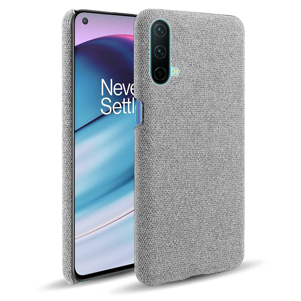 Cloth Coated Hard Plastic Phone Case Cover for OnePlus Nord CE 5G
