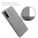 Cloth Coated Hard Plastic Phone Case Cover for OnePlus Nord CE 5G