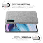 Cloth Coated Hard Plastic Phone Case Cover for OnePlus Nord CE 5G