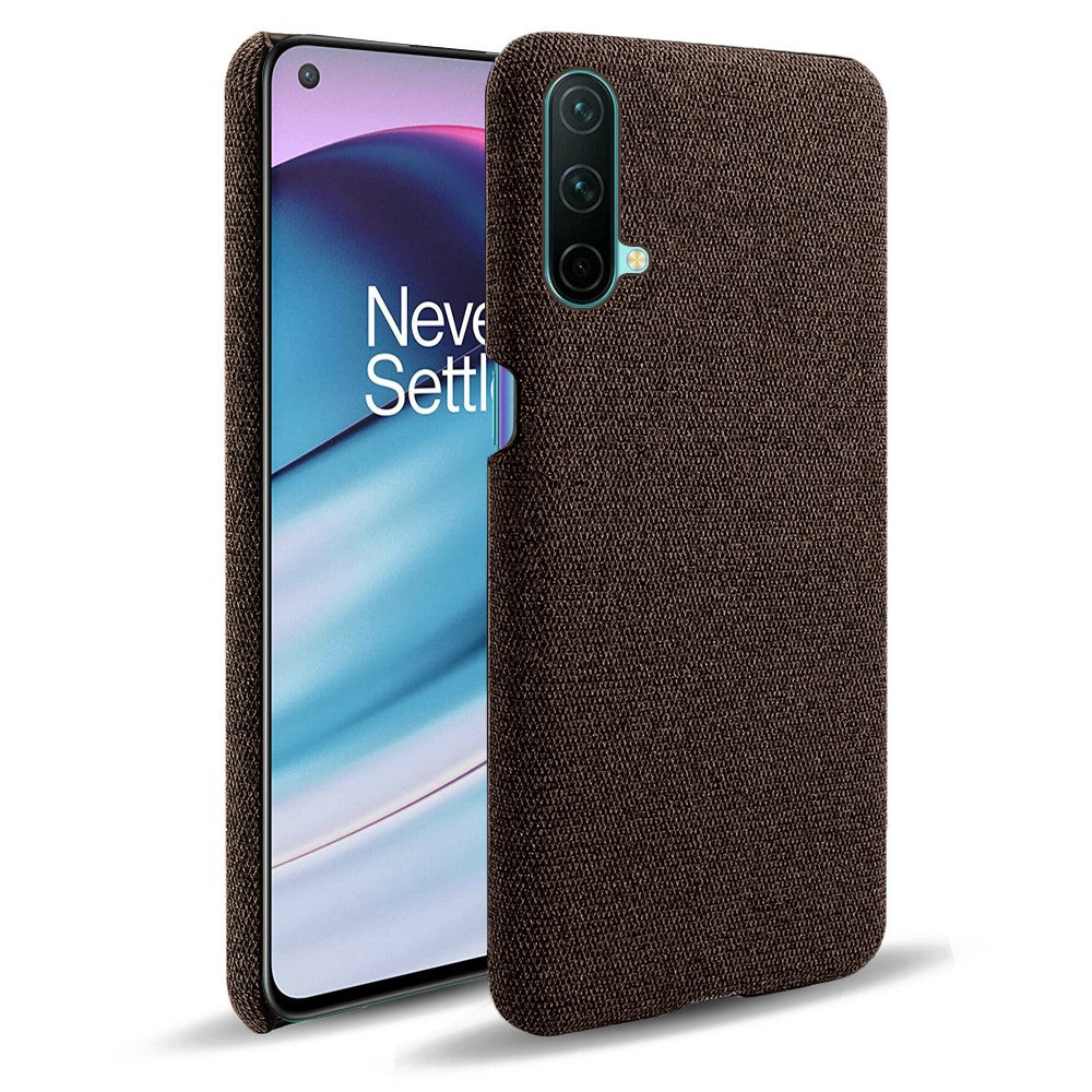 Cloth Coated Hard Plastic Phone Case Cover for OnePlus Nord CE 5G