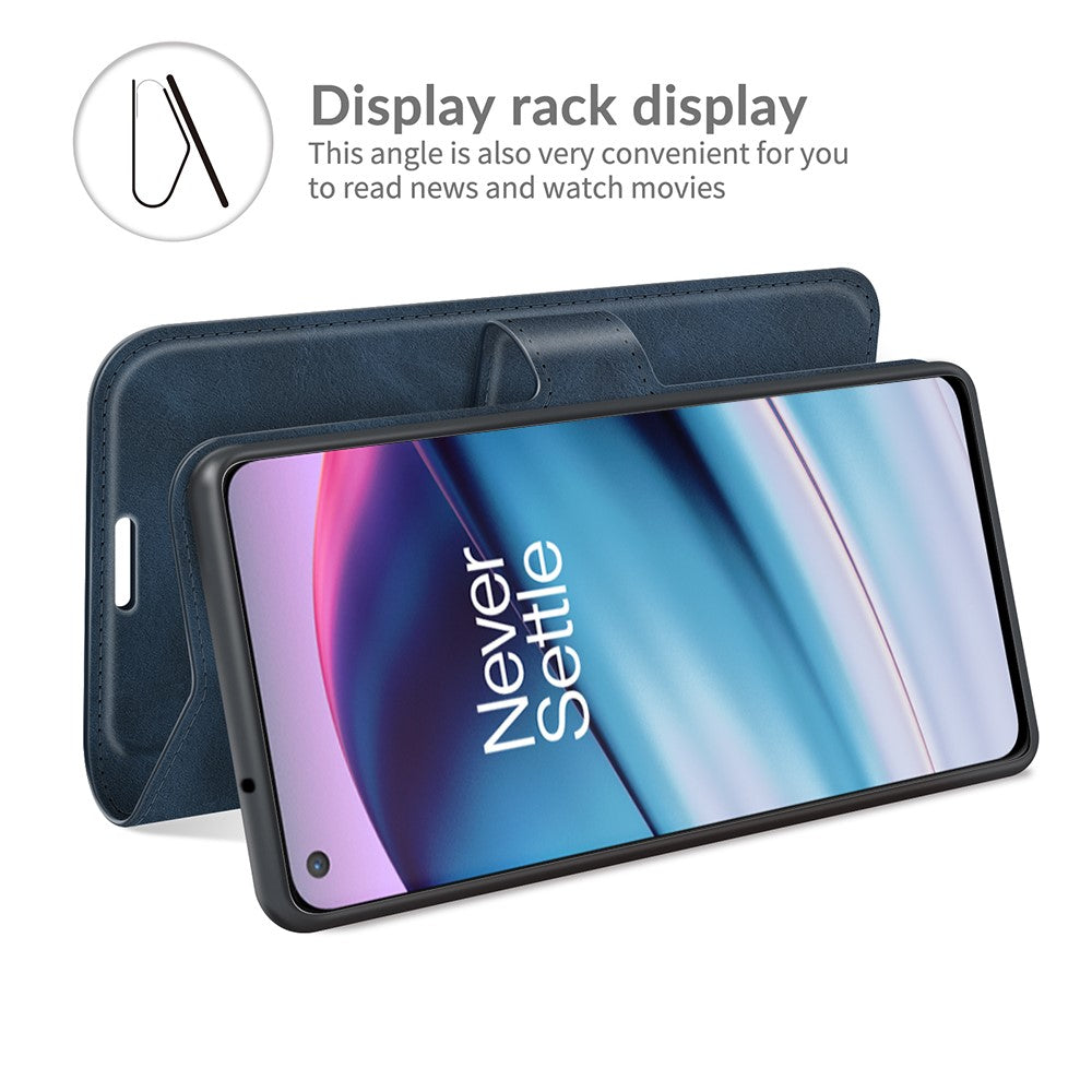 Magnetic Square Clasp Wallet Stand Leather Case Protector for OnePlus Nord CE 5G
