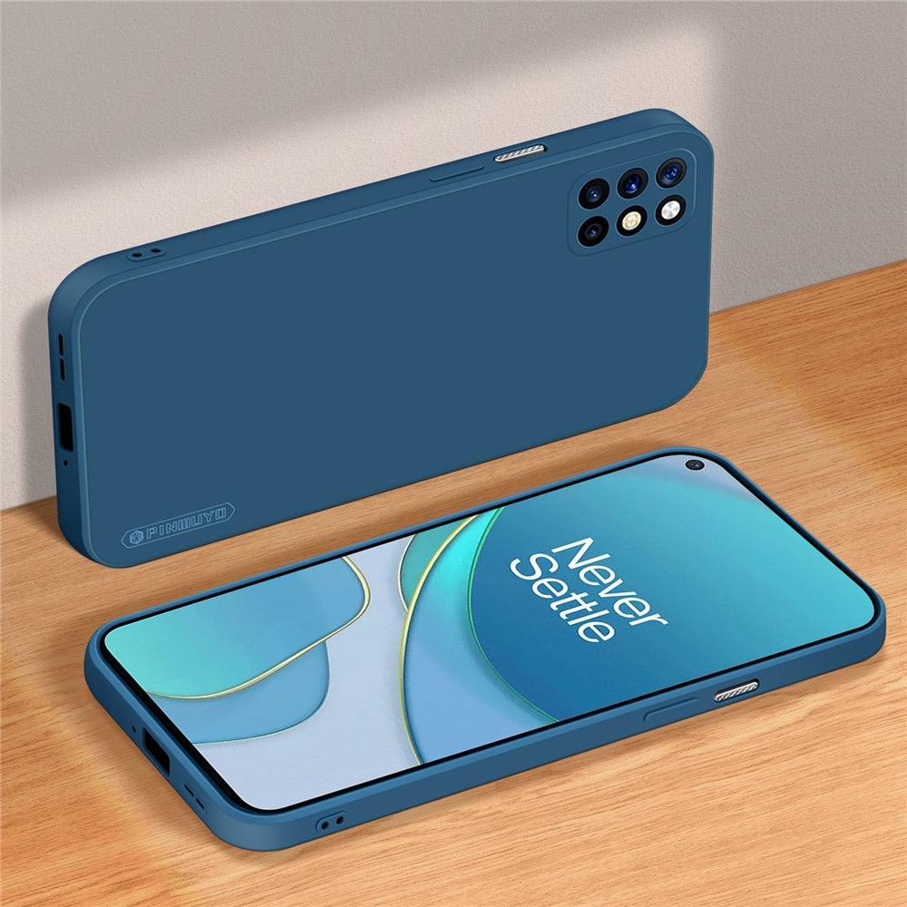 PINWUYO Precise Cut-Out Soft Touch-serien Premium Silikongummi Skyddsskal för OnePlus 8T