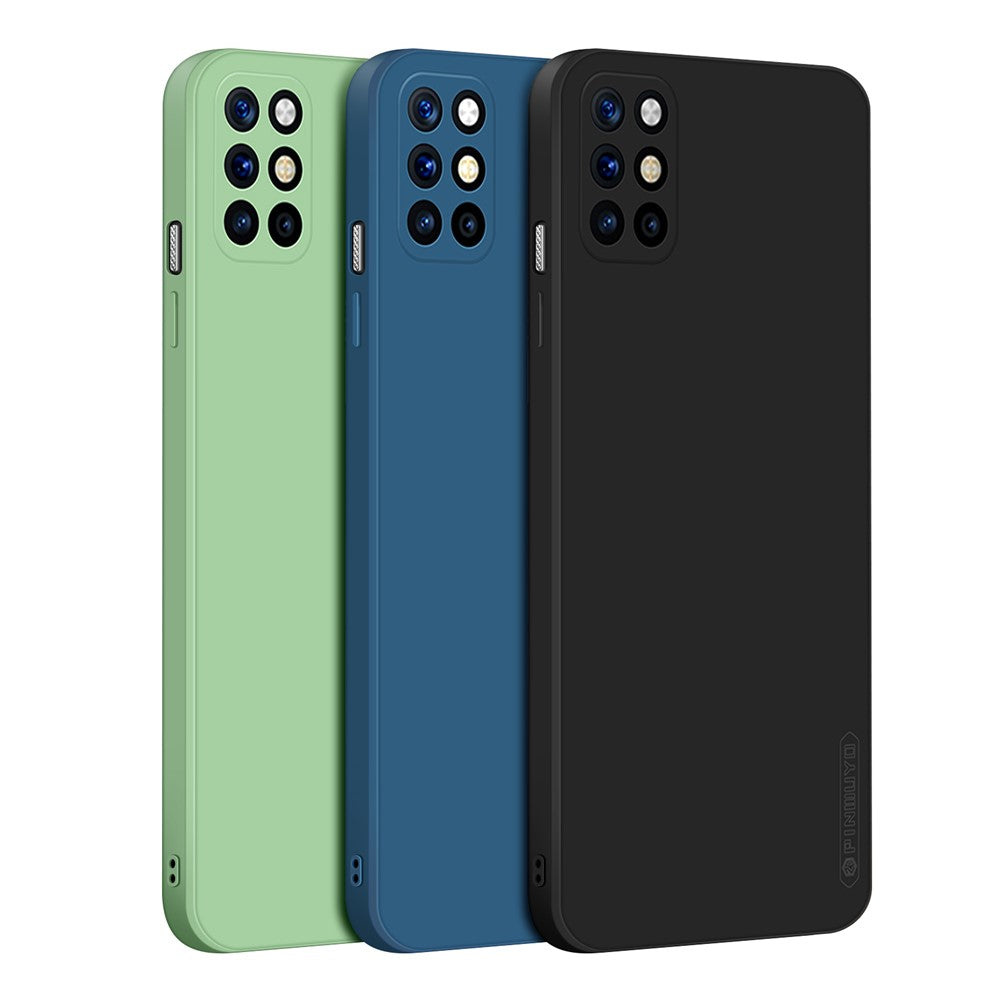 PINWUYO Precise Cut-Out Soft Touch-serien Premium Silikongummi Skyddsskal för OnePlus 8T