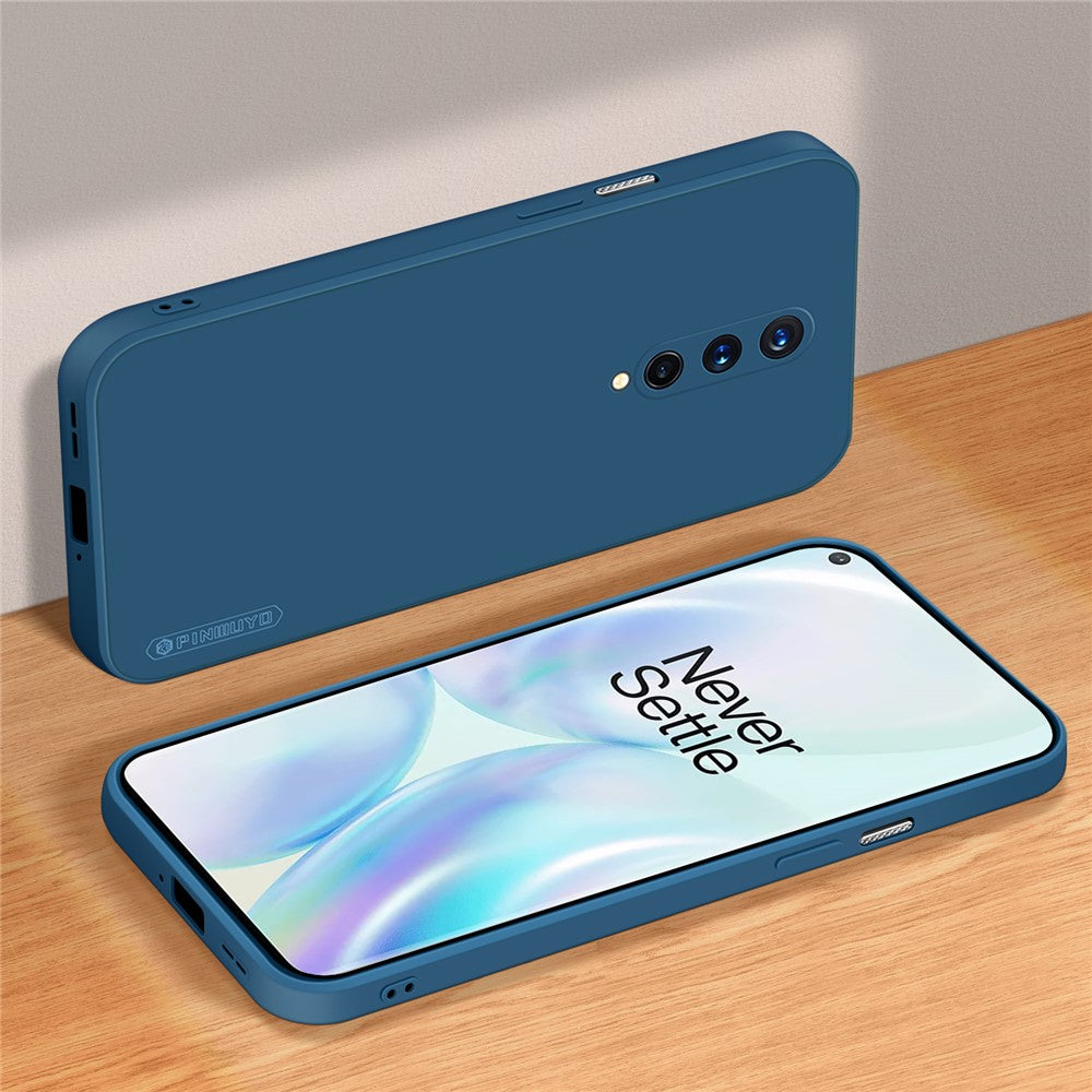 PINWUYO Slim Fit Silicone Shockproof Phone Cover with Precise Cutouts for OnePlus 8