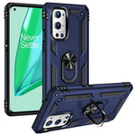 Dubbelskiktad Tank Armor Hybrid Stötsäker Mjuk TPU + Tålig PC Baksida med Stödring för OnePlus 9 Pro