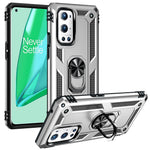 Dubbelskiktad Tank Armor Hybrid Stötsäker Mjuk TPU + Tålig PC Baksida med Stödring för OnePlus 9 Pro
