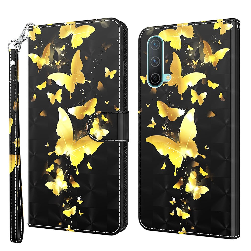 Pattern Printing Wallet Leather Case Cover for OnePlus Nord CE 5G