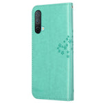 Owl Tree Pattern Imprint Wallet Stand Design PU Leather Protective Phone Shell Case for OnePlus Nord CE 5G