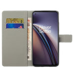 Pattern Printing Wallet Design Leather Stand Case Shell for OnePlus Nord CE 5G