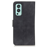KHAZNEH PU Leather Retro Style Wallet Phone Case Shell for OnePlus Nord 2 5G