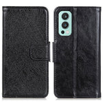 Plånboksfodral i läder med nappatextur för OnePlus Nord 2 5G