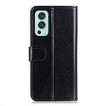 For OnePlus Nord 2 5G Anti-scratch Crazy Horse Texture PU Leather Wallet Phone Case Shell