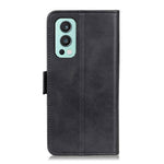 Magnetic Double Clasp Wallet Leather Stand Case Shell for OnePlus Nord 2 5G