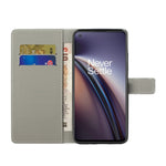 Wallet Design Pattern Printing Drop-Resistant Leather Protective Case with Stand for OnePlus Nord 2 5G