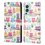 Wallet Design Pattern Printing Drop-Resistant Leather Protective Case with Stand for OnePlus Nord 2 5G