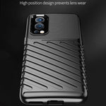 Thunder Series Twill Texture Thickened TPU Protective Cover Drop-Proof Anti-Fingerprint Case for OnePlus Nord 2 5G