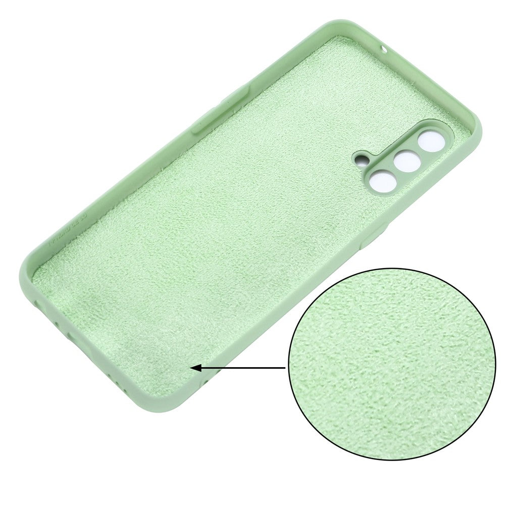 Soft Liquid Silicone Slim Lightweight Shockproof Protective Case with Strap for OnePlus Nord CE 5G