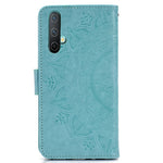 Imprinted Mandala Pattern PU Leather Wallet Stand Case with Strap for OnePlus Nord CE 5G