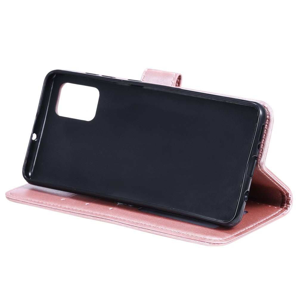 PU Leather Imprinted Mandala Pattern Wallet Stand Case with Strap for OnePlus Nord 2 5G