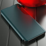mobilskal Folio Flip PU Läder Stativfodral för OnePlus Nord N200 5G