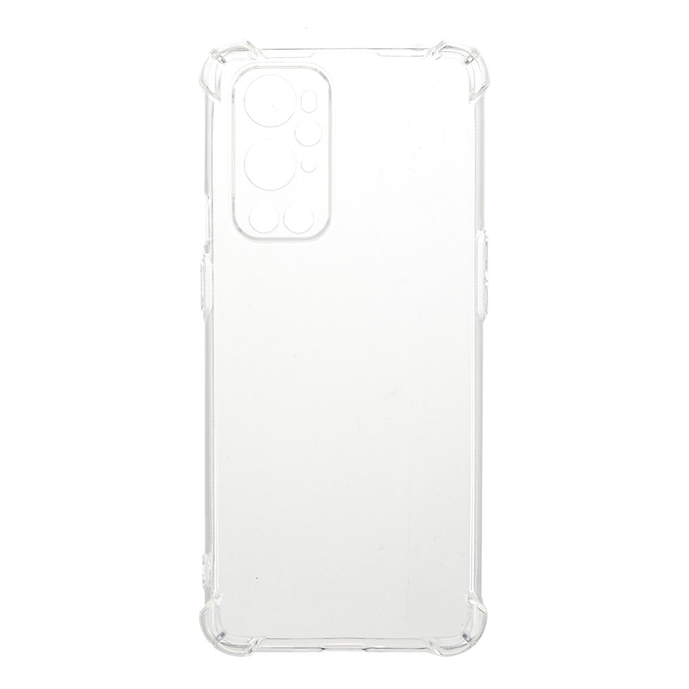 Kristallklart flexibelt TPU-stötdämpande bumperskyddsfodral för OnePlus 9 Pro