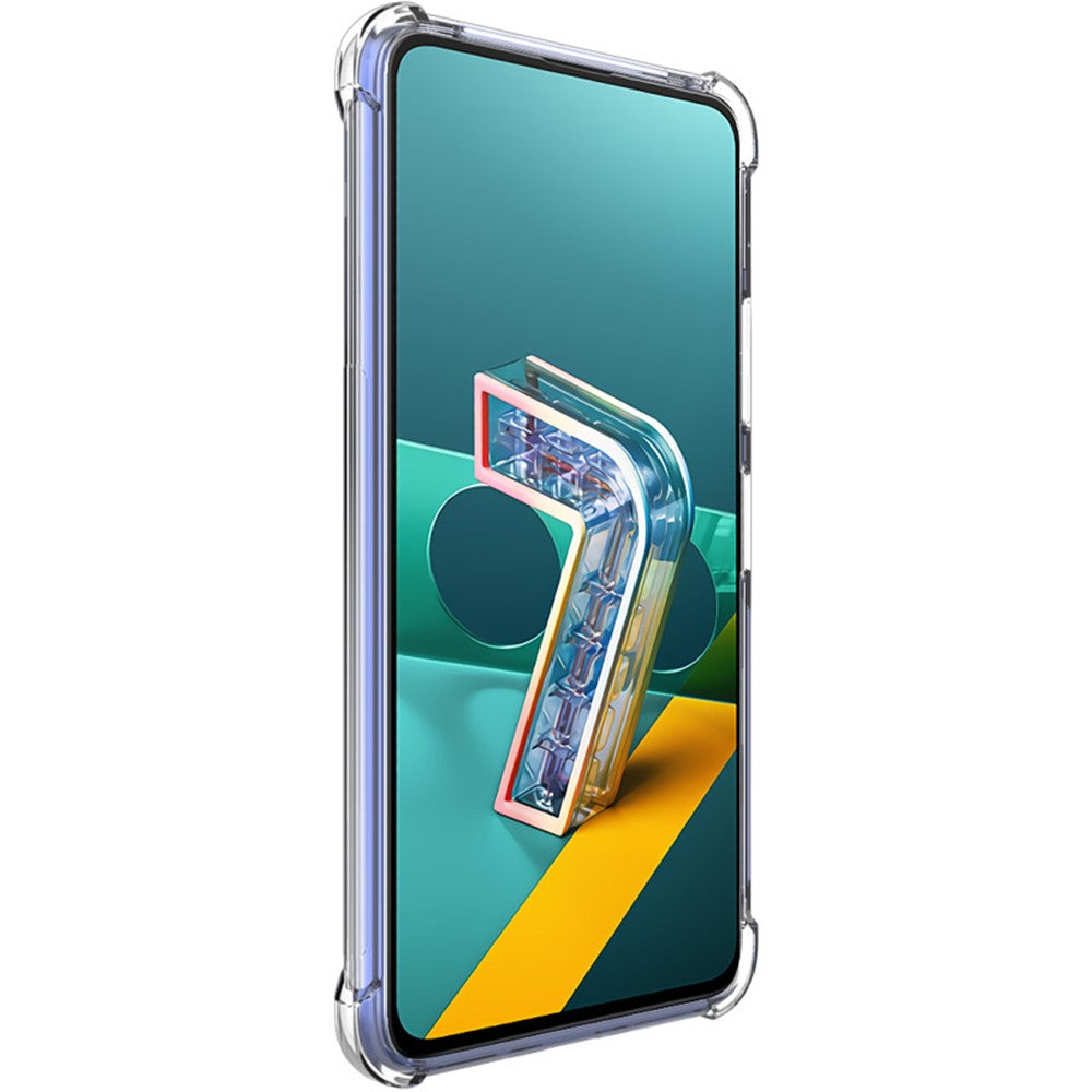 IMAK Stötsäkert Skyddande Genomskinligt Mjukt TPU-Bakskyddsskal med Skärmskydd för OnePlus Nord 2 5G