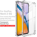 IMAK Stötsäkert Skyddande Genomskinligt Mjukt TPU-Bakskyddsskal med Skärmskydd för OnePlus Nord 2 5G