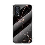 Marmordesign Ultratunt Snyggt Skyddande mobilskal i Härdat Glas för OnePlus OnePlus Nord 2 5G