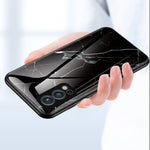 Marmordesign Ultratunt Snyggt Skyddande mobilskal i Härdat Glas för OnePlus OnePlus Nord 2 5G