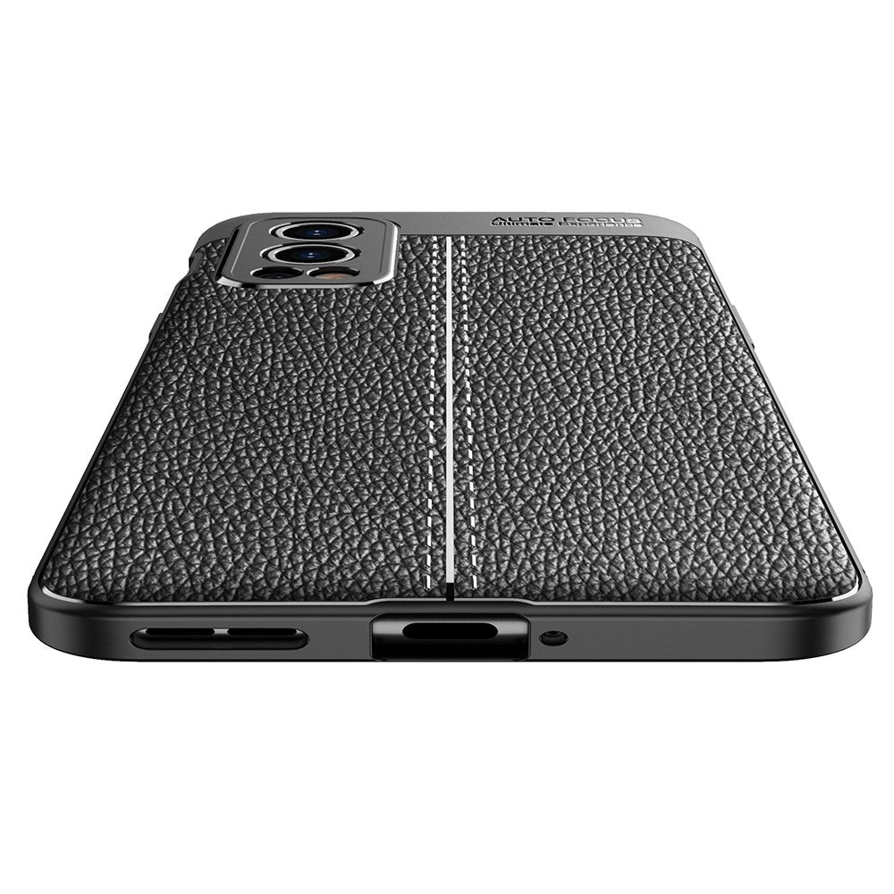 Litchitextur Ultratunt Mjukt Stötsäkert TPU Snyggt Skyddsskal för OnePlus Nord 2 5G