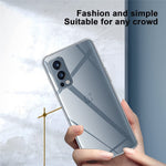 Blødt TPU Slankt Moderigtigt Anti-Fingeraftryk Beskyttende Telefoncover til OnePlus Nord 2 5G