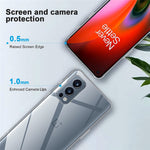 Blødt TPU Slankt Moderigtigt Anti-Fingeraftryk Beskyttende Telefoncover til OnePlus Nord 2 5G