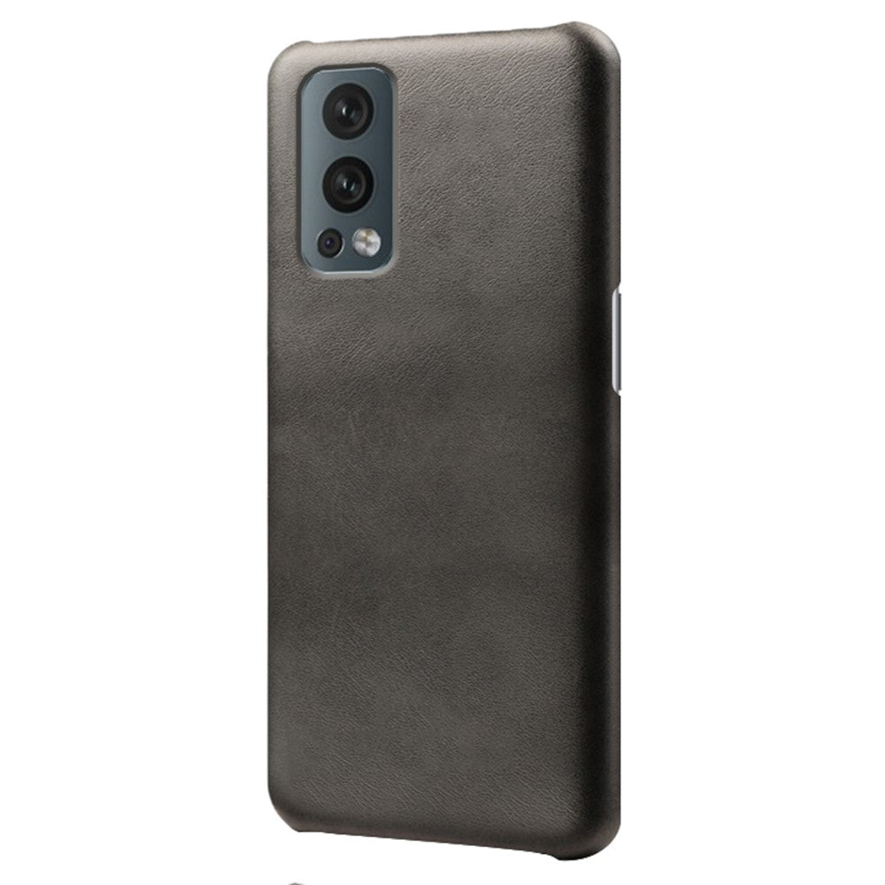 Enfärgat, enkelt och snyggt PU-läderfodral med PC-beläggning för OnePlus Nord 2 5G