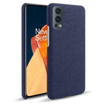Solid Color Soft Premium Cloth Coated PC Phone Case for OnePlus Nord 2 5G