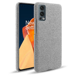 Solid Color Soft Premium Cloth Coated PC Phone Case for OnePlus Nord 2 5G