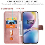 Fack med dragkedja, magnetiskt spänne, plånboksdesign, läderfodral för mobil, skal till OnePlus Nord 2 5G