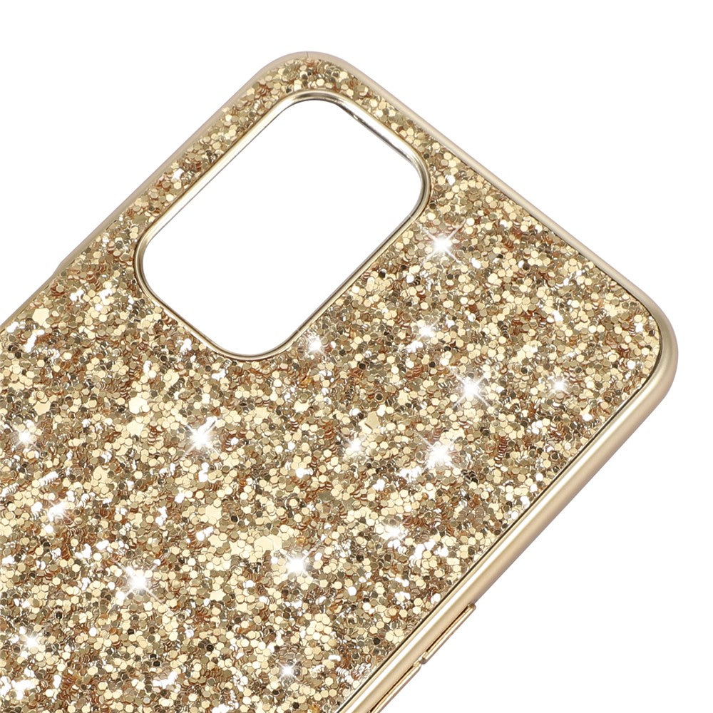 Glitter Bling TPU Galvaniserad Kant + Hård PC Baksida Stötsäkert mobilskal till OnePlus Nord N200 5G