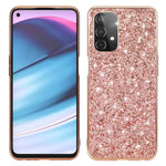 Glitter Bling TPU Galvaniserad Kant + Hård PC Baksida Stötsäkert mobilskal till OnePlus Nord N200 5G