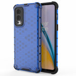 Stötsäkert TPU + PC Hybrid-mobilskal med bikakemönster för OnePlus Nord 2 5G