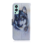 Stylish Pattern Printing Shockproof Wallet Stand PU Leather Phone Protective Case Shell for OnePlus Nord 2 5G